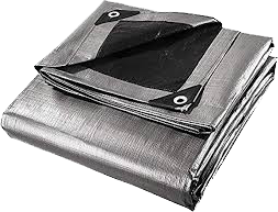 Silver/Black Heavy Duty Tarps